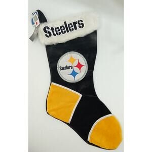 Pittsburgh Steelers NFL 18" Embroidered Christmas Stocking